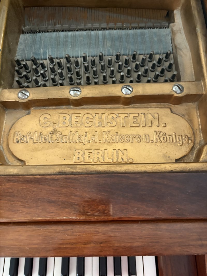 Exceptional Quality Antique C.Bechstein Victorian Rosewood Boudoir Grand Piano Model V (1898) - Image 17